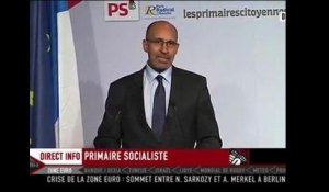 La première déclaration d'Harlem Désir : franc succès pour la participation