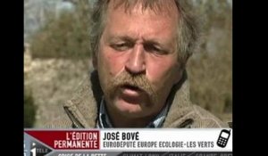 OGM : José Bové en appelle au gouvernement