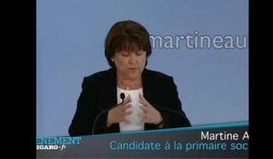 Martine Aubry se déclare candidate à la présidentielle - Discours intégral