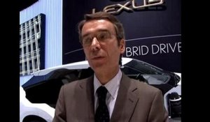 Lexus au Salon de Francfort : entretien avec P. Boursereau (sept. 09)