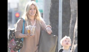 Vidéo : La jeune maman Hilary Duff en virée avec son fils Luca !