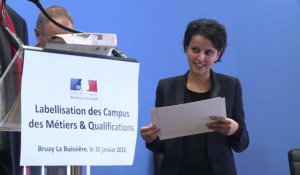 Pas-de-Calais: Najat Vallaud-Belkacem sur le Campus des métiers
