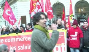Défilé contre la loi Macron étendant le travail le dimanche