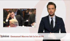 Emmanuel Macron fait la loi au PS