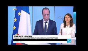 FRANCE - François Hollande de retour sur le front économique