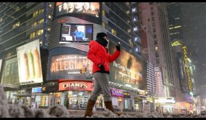 En images : une tempête de neige transforme New York en ville fantôme