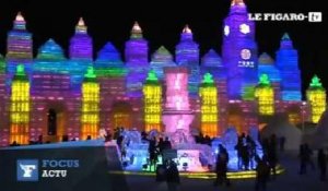 Chine : ouverture du festival de glace de Harbin