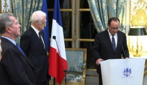 Conseil constitutionnel: Jospin prête serment devant Hollande