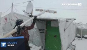 Liban : les réfugiés syriens soumis à un froid extrême