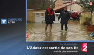Inondations : les Landes, département le plus touché