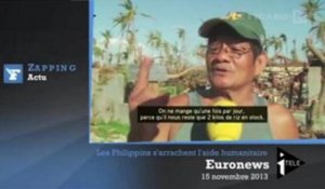 Les Philippins s'arrachent une aide humanitaire insuffisante