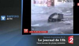 "Un torrent d'eau dans les rues de Sète"