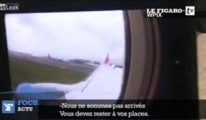 Atterrissage raté à New York : des images de l'intérieur de l'avion
