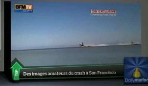 Crash à San Francisco : les images amateurs à la Une du Top Média