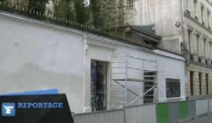 Le mur de l'hôtel particulier de Gainsbourg nettoyé