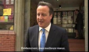 Royal baby : David Cameron adresse ses "meilleurs voeux" à Kate et William