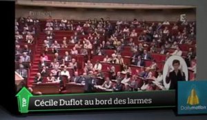Top Média : Les larmes de Cécile Duflot à l'Assemblée nationale