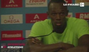 Usain Bolt: "J'adore venir à Paris"