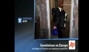 Inondations en Europe : "En descendant de ma chambre, je suis tombé dans l'eau"