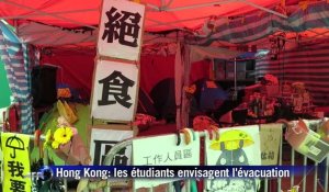 Hong Kong: les étudiants envisagent l'évacuation