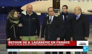 L'ex-otage Serge Lazarevic est arrivé en France