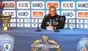 (Finale CDL) Bastia / PSG - La conférence de presse de Ghislain Printant