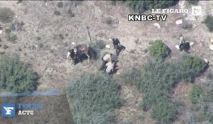 Californie : un homme à terre violemment battu par des forces de l'ordre