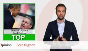 Le Top Flop : Rencontre historique entre Barack Obama et Raul Castro / Rachida Dati invitée "aux aurores" sur I>Télé