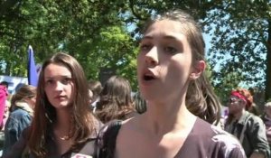 À Nantes, face à face tendu entre lycéens et la Manif pour Tous