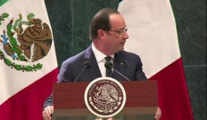 François Hollande: "Je veux de meilleures relations entre l'Europe et le Mexique"