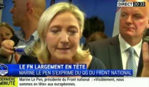 Marine Le Pen- François Hollande "ne peut pas ne pas dissoudre l'Assemblée nationale"