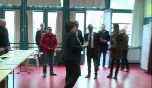 Municipales: Martine Aubry a voté à Lille