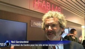 Au forum de Davos, le Fab Lab promeut l'impression 3D