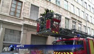 Tempête de Noël: les pompiers mobilisés à Lyon