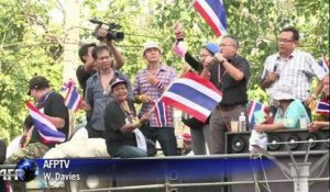 Thaïlande : l'opposition bloque un bâtiment gouvernemental