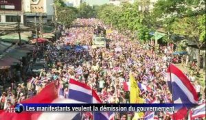 Thaïlande: les manifestants ont lancé leur opération de "paralysie" de Bangkok