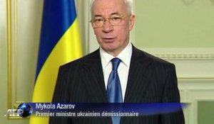 Ukraine: démission du gouvernement