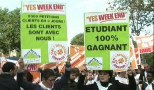 Paris: Une manifestation pour travailler le dimanche