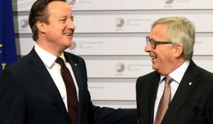Réforme de l'UE : premières salves de David Cameron à Riga