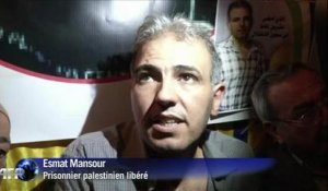 Palestine: scène de liesse suite à la libération de prisonniers par Israël