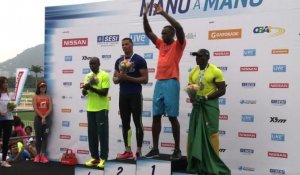 Athletisme: Usain Bolt finit un 100 m à Rio en 10.12sec