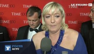 Marine Le Pen à New York pour le gala du magazine <i>Time</i>