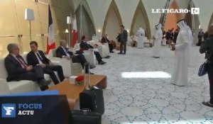 François Hollande est arrivé au Qatar
