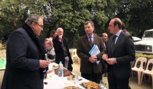 Stéphane Le Foll Ministre de l'Agriculture en Corse