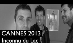 CANNES 2013 : Pierre Deladonchamps et Christophe Paou (L'Inconnu du Lac d'Alain Guiraudie)
