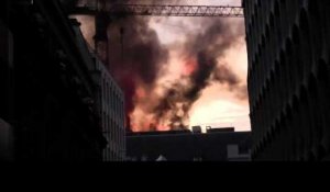 Incendie H&M rue Neuve (Bruxelles) 07/08/12