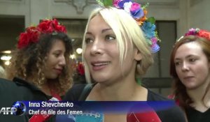 9 Femen relaxées après une action à Notre-Dame