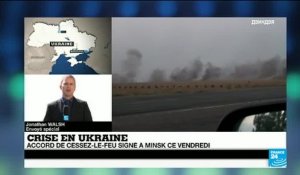 Accord de cessez-le-feu entre Ukrainiens et séparatistes pro-russes