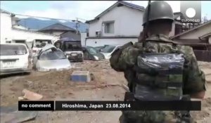 Japon: les recherches après les coulées de boue