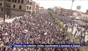 Yémen: les rebelles chiites manifestent de nouveau à Sanaa
